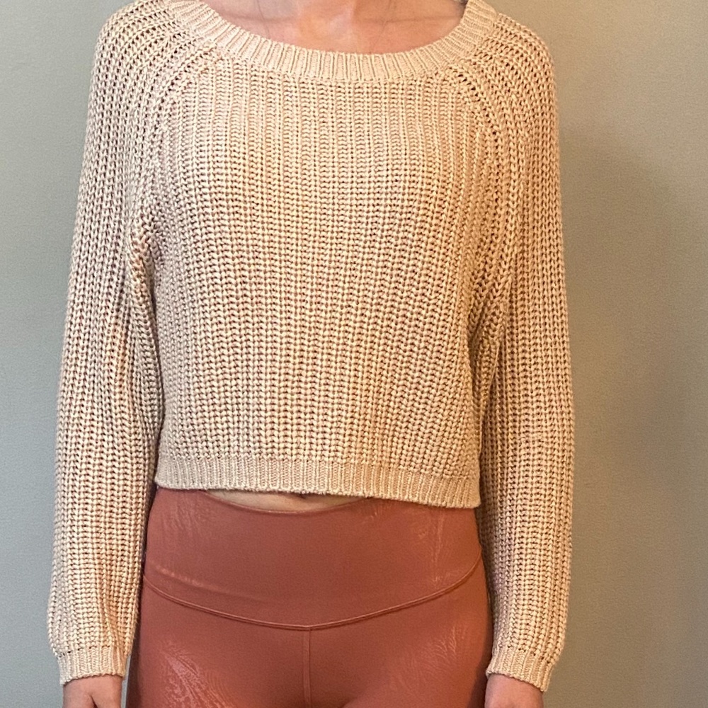 Knit Crop Top Sweater